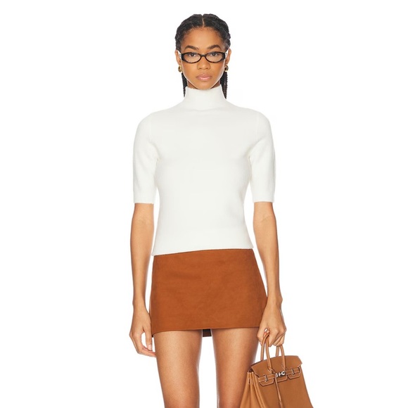 NWOT SER.O.YA Yael Knit Top in Eggshell size small - Picture 4 of 8